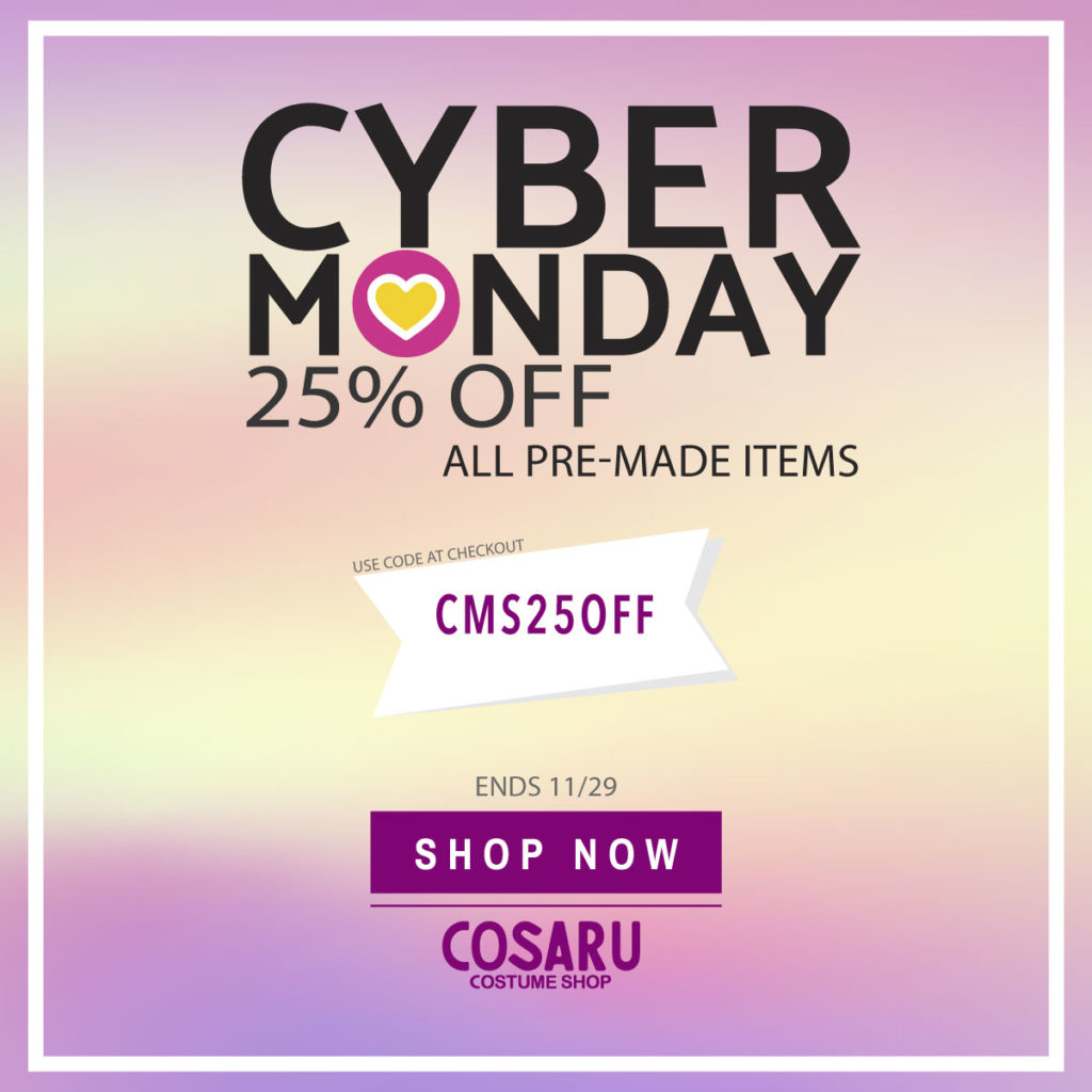 Cyber Monday 25% OFF Coupon SHOP NOW!