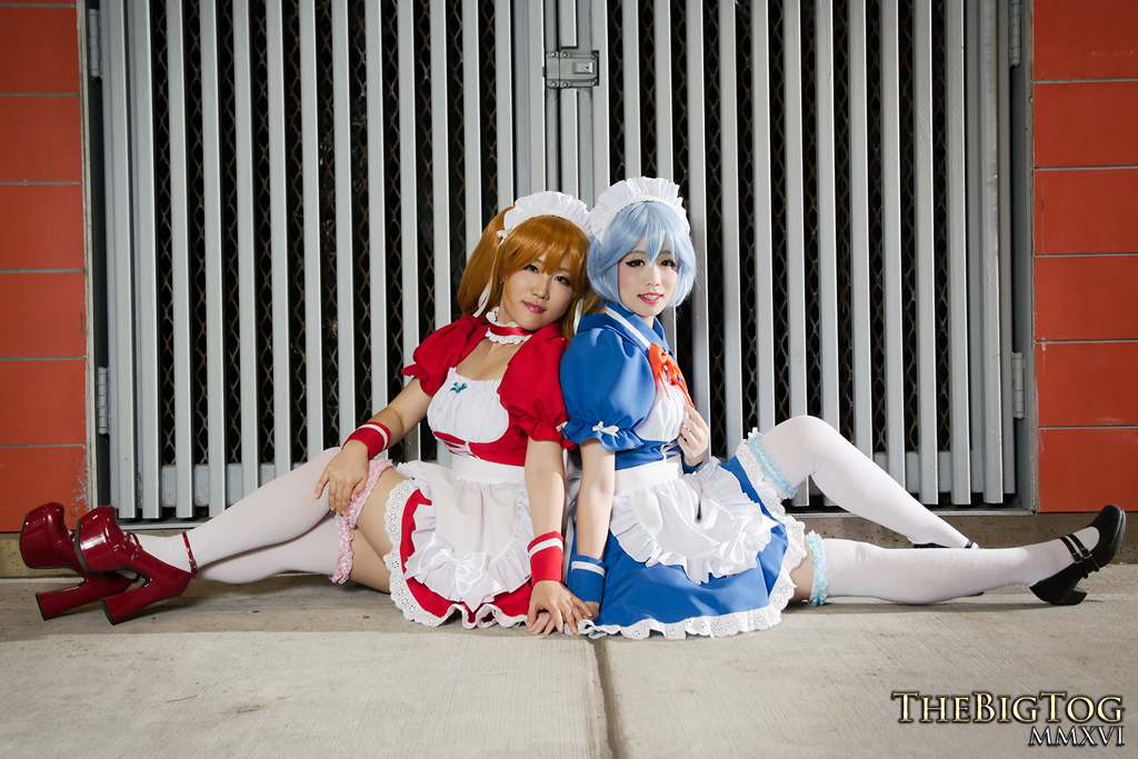 Evangelion Maid Asuka & Rei
