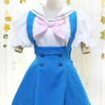 Love Live Nozomi Cosplay Costume School Uniform Idol Marine Navy Dress Sale