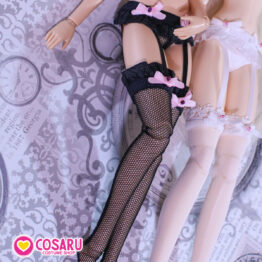 Doll GarterBeltSet BlackMesh