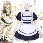 chobits chii cafe bakery french maid cosplay costume dress sale black