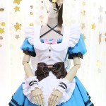sale alice miku blue lolita dress bunny cosplay costume