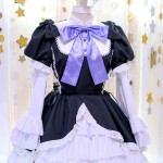 sale umineko bernkastel black white gothic lolita dress cosplay costume cosaru