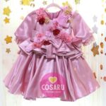 children kid girl shantung dress cosaru