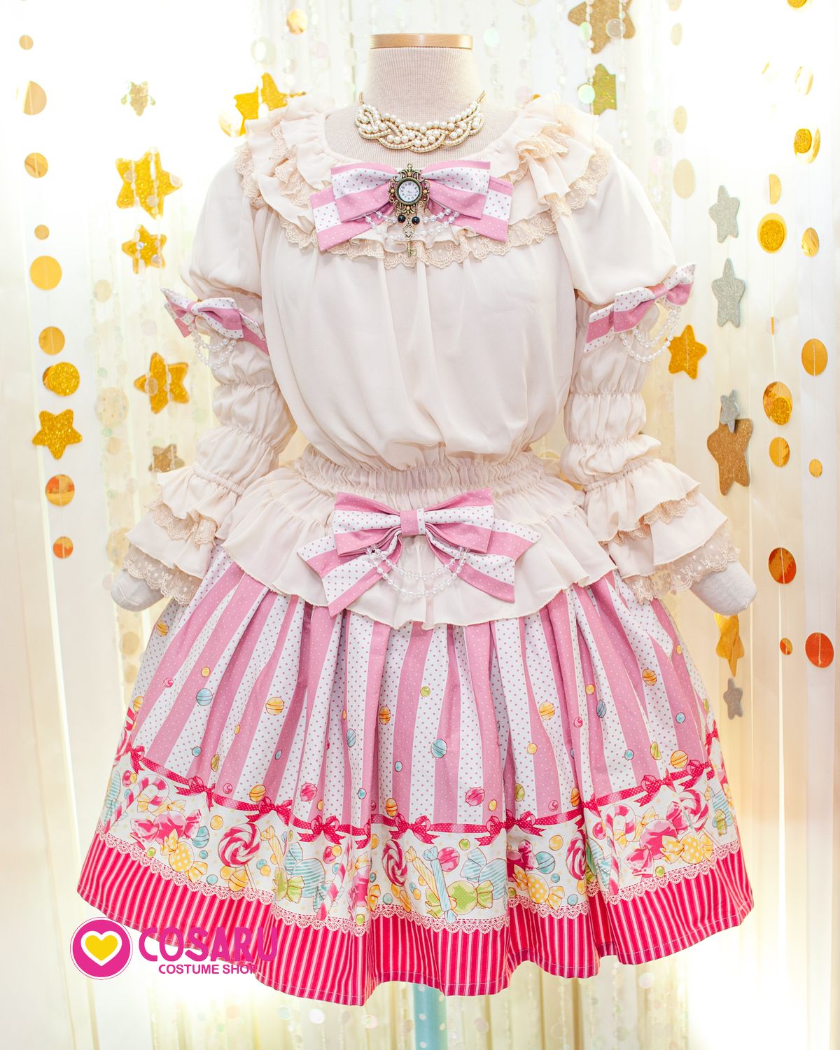 sweet lolita blouse skirt cosaru