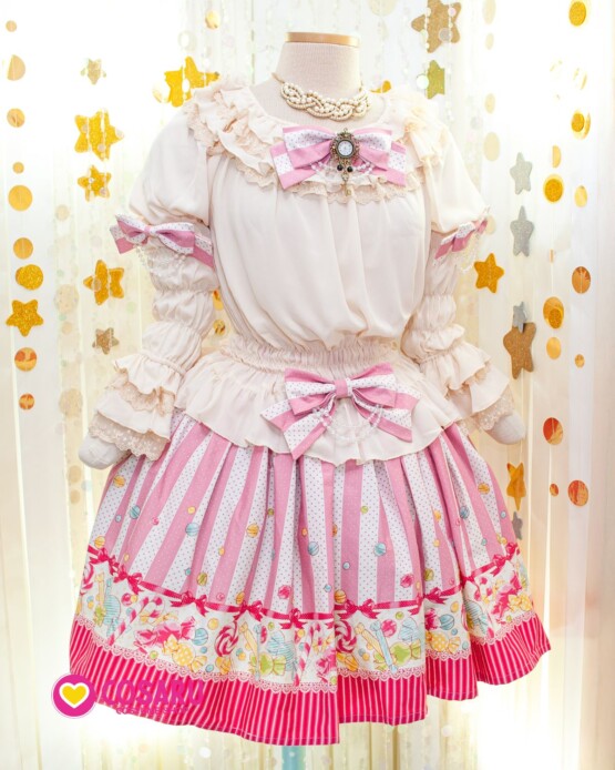 sweet lolita blouse skirt cosaru