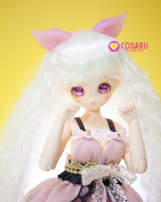 doll Lingerie RosePinkBlack slip dress