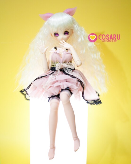 doll Lingerie RosePinkBlack slip dress