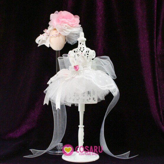 doll Lingerie white slip dress