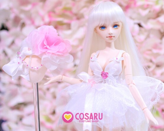 doll Lingerie white slip dress