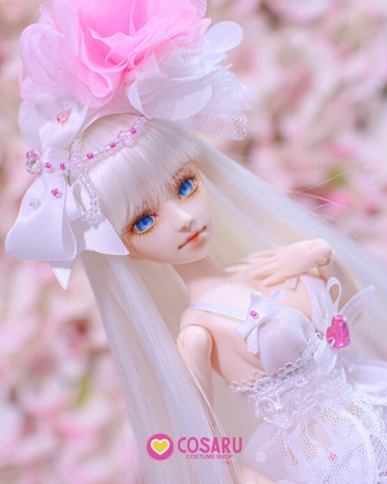 doll Lingerie white slip dress