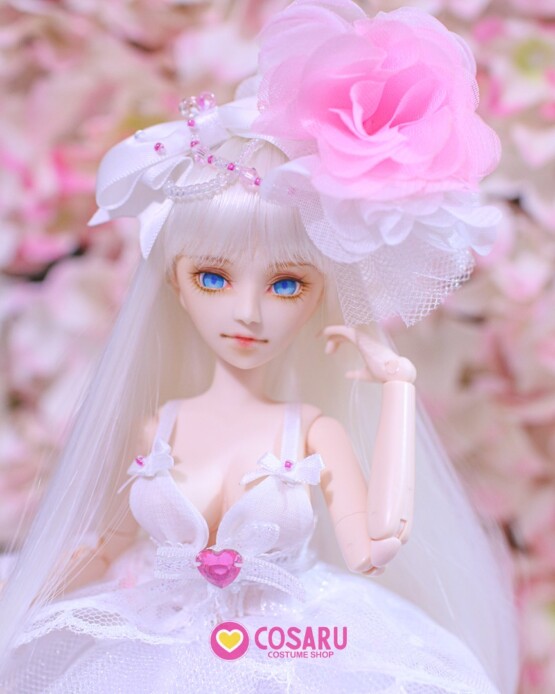 doll Lingerie white slip dress