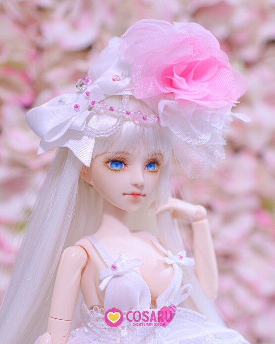 doll Lingerie white slip dress